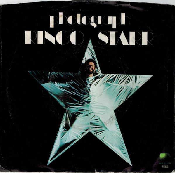 7-дюймовая пластинка RINGO STARR Фотография 1865 Apple Records 1973 США Рок Б/у