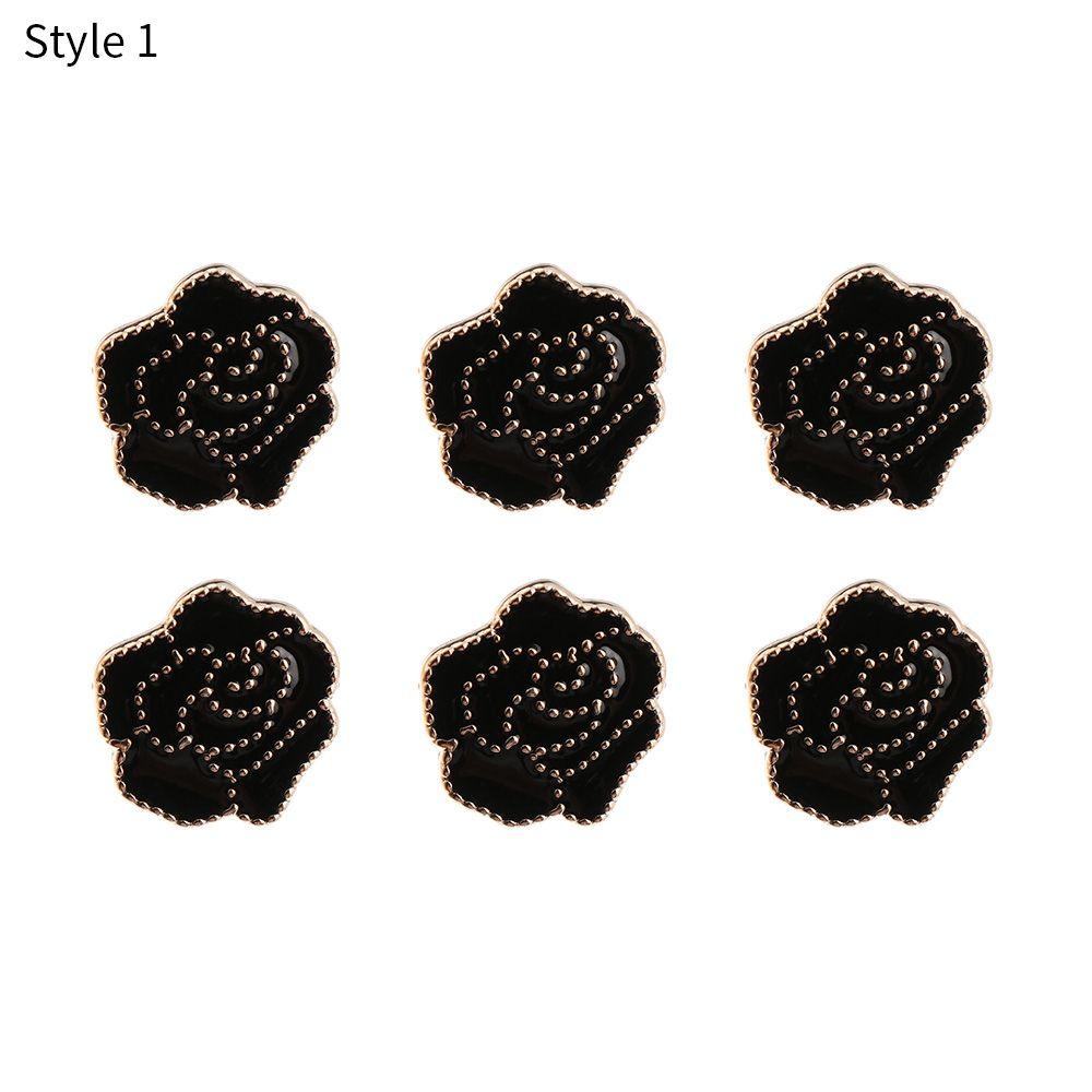 6PCS Clothing Crafts Decorative DIY No Sewing Detachable Coat Button Adjustable Seamless buttons