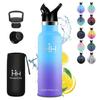 Eliciya Stainless Steel Water Bottle, 1 Liter, Large Capacity, Vacuum Insulation Keeps Drinks Hot or Cold for Long Hours, Carbonated Drinks Safe, Spor