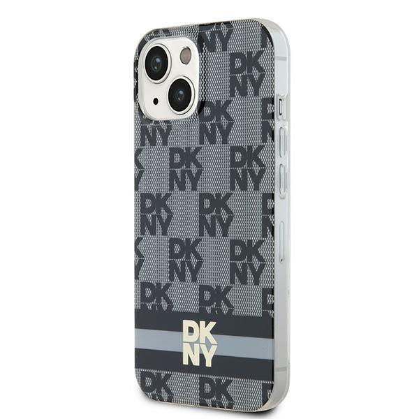 Dkny Dkhmp14Shcptsk Iphone 14 / 15 / 136.1 Czarny/Black Hardcase Iml Checkered Mono Pattern & Printed Stripes Magsafe