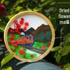 Mother's Day DIY Dried Flower Coaster Embossing Kit for Parent-Child Crafting