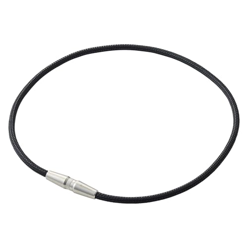 Phiten (phiten) [Amazon.co.jp Exclusive] Phiten (phiten) Necklace RAKUWA Neck X50 AG Knurled Silver 50cm Aqua Gold x Aqua Titanium X50 Impregnated