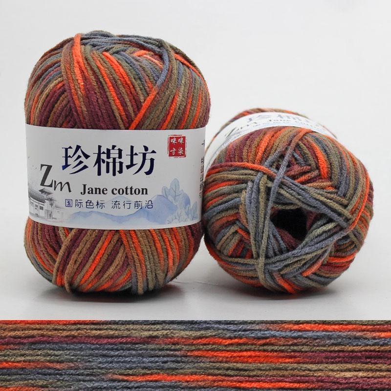 10 шт. Конфетный цвет DIY Плетеная корзина Хлопковая пряжа Ручное вязание Крючком Плед Тряпичная кукла Пряжа для вязания крючком