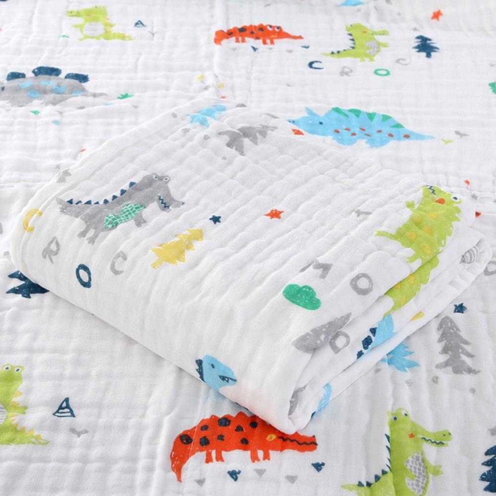 Baby Pure Cotton Class A Soft and Breathable Six-layer Integrated Children's Bath Towel Kindergarten Small Quilt