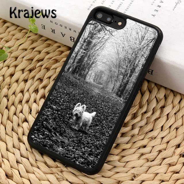 Krajews Westie Dog Small White Soft Phone Case Cover For IPhone 18 17 Air 16 15 14 plus 11 12 13 pro max Plus coque Fundas