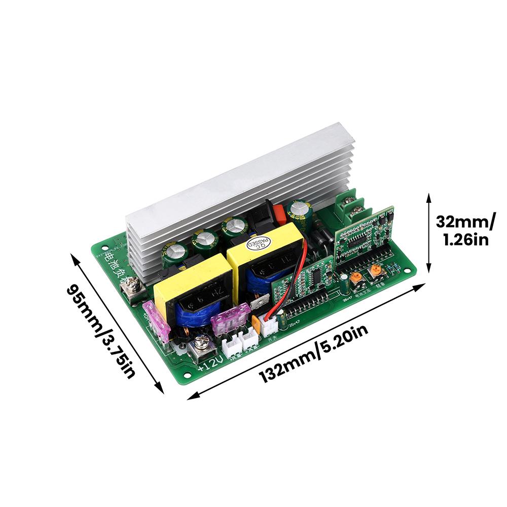 Повышающий трансформатор DC12V-14.5V до AC220V Плата инвертора 500 В Повышающий преобразователь Зарезервированный интерфейс вентилятора контроля температуры