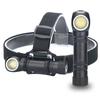 1PC Rechargeable Front Headlight with Portable Power Flashlight LED Flashlight with Magnetic, Suitable for Camping