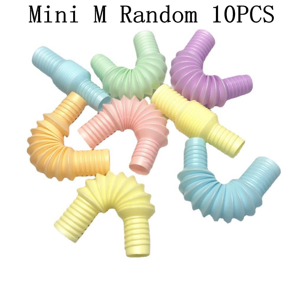 Красочная Поп-телескопическая трубка Растягивающаяся гофрированная трубка Детская Взрослая Вечеринка Фестиваль Игрушка для снятия стресса