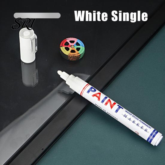 Long-lasting Tombstone Ink Marker Pen Waterproof Headstone for Restoring Faded Weather-resistant Paint Inscriptions Metallic Finish Precision