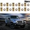 10Pcs Brake Pipe M10x1.0 Threads Car Brake Line Fittings 17 X 10mm For 3/16" Steel Brake Line Tubing For Car SUV Motorcycles