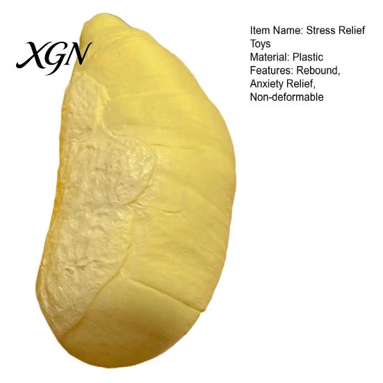 Sensory Stress Toy Lifelike Durian Squeeze Slow Rebound Decompression Relief Toys Food-Themed Gadget for Kids Adults Eye-catching