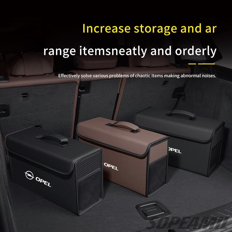 ulvc3 Car Trunk Organizer Box Tailbox Stowing Tidying Storage Bag For Opel OPCline ASTRA CORSA INSIGNIA MOKKA VECTRA ZAFIRA GTC Tigra