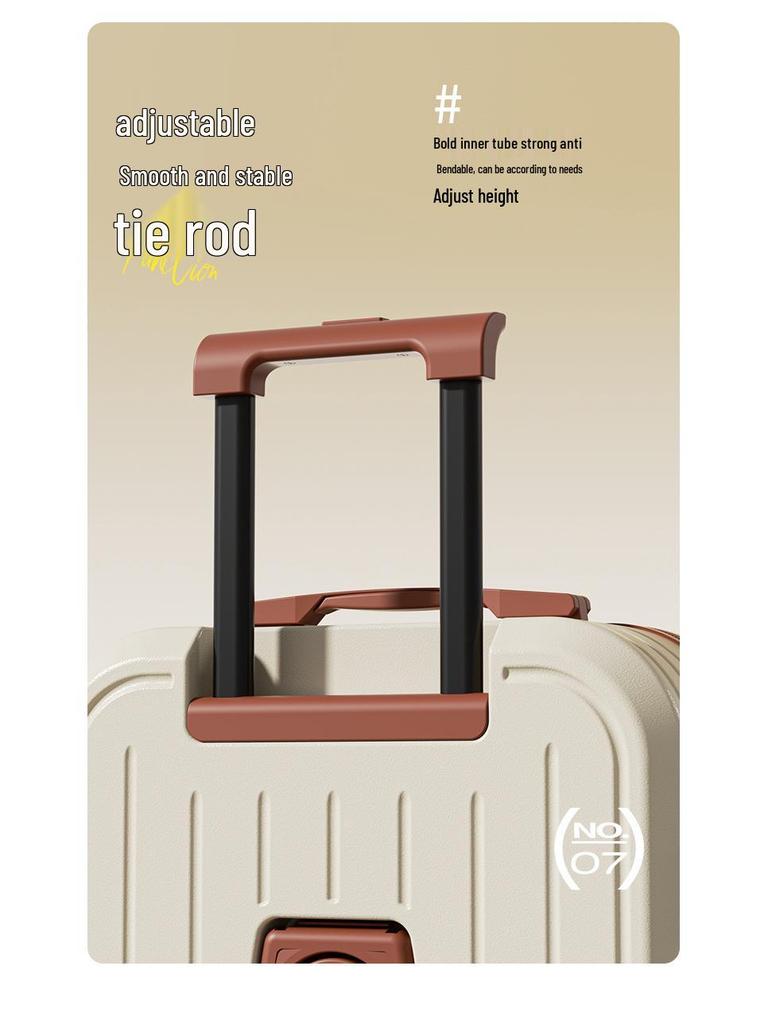 2025 New Cabin Size Luggage: Trolley Case with Combo Lock for Women, Men, and Kids