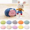 40g Imitation Wool Felt Hook Woven Thread Cotton Candy Yarn Ball  for Knitting Doll Hair Clip