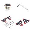 Bicycle Road Cleat Set With Abs Material For Cycling Shoes And Pedal Locking System