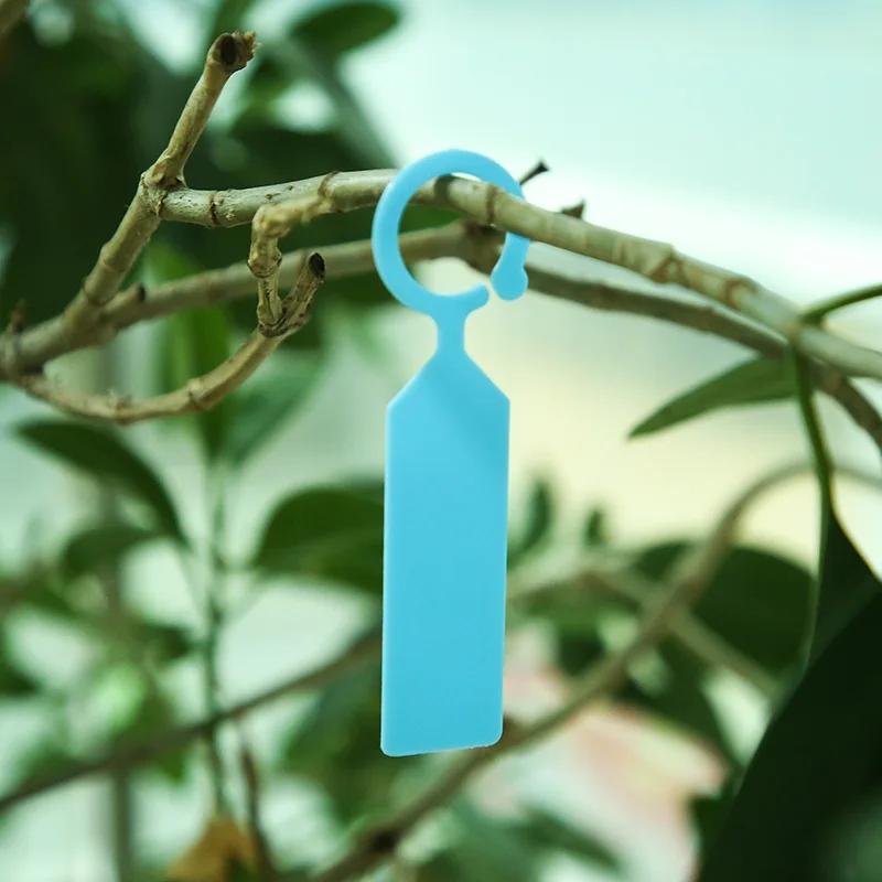 100Pcs Reusable Waterproof Plant Labels - Plastic Garden Markers for Flowers, Vegetables & Greenhouse Use