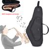600D Thicken Padded Water-resistant Alto Saxophone Sax Bag Case 15mm Foam Hard Board Double Zipper
