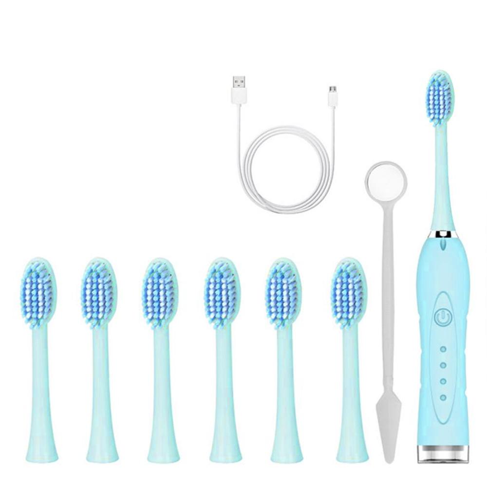 Звуковая электрическая зубная щетка, бытовая мягкая зубная щетка, USB-зарядка, скалер для удаления зубного камня, отбеливание зубов, удаление зубного налета