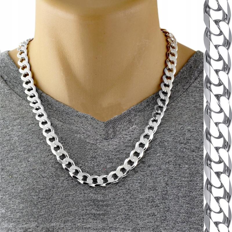 Men' SILVER Chain THICK 9mm Chain Cuirass SILVER 925 FULL