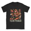 Mens Boxing TShirt with Cute Monkey Print  Fun Design for Casual Sports Streetwear