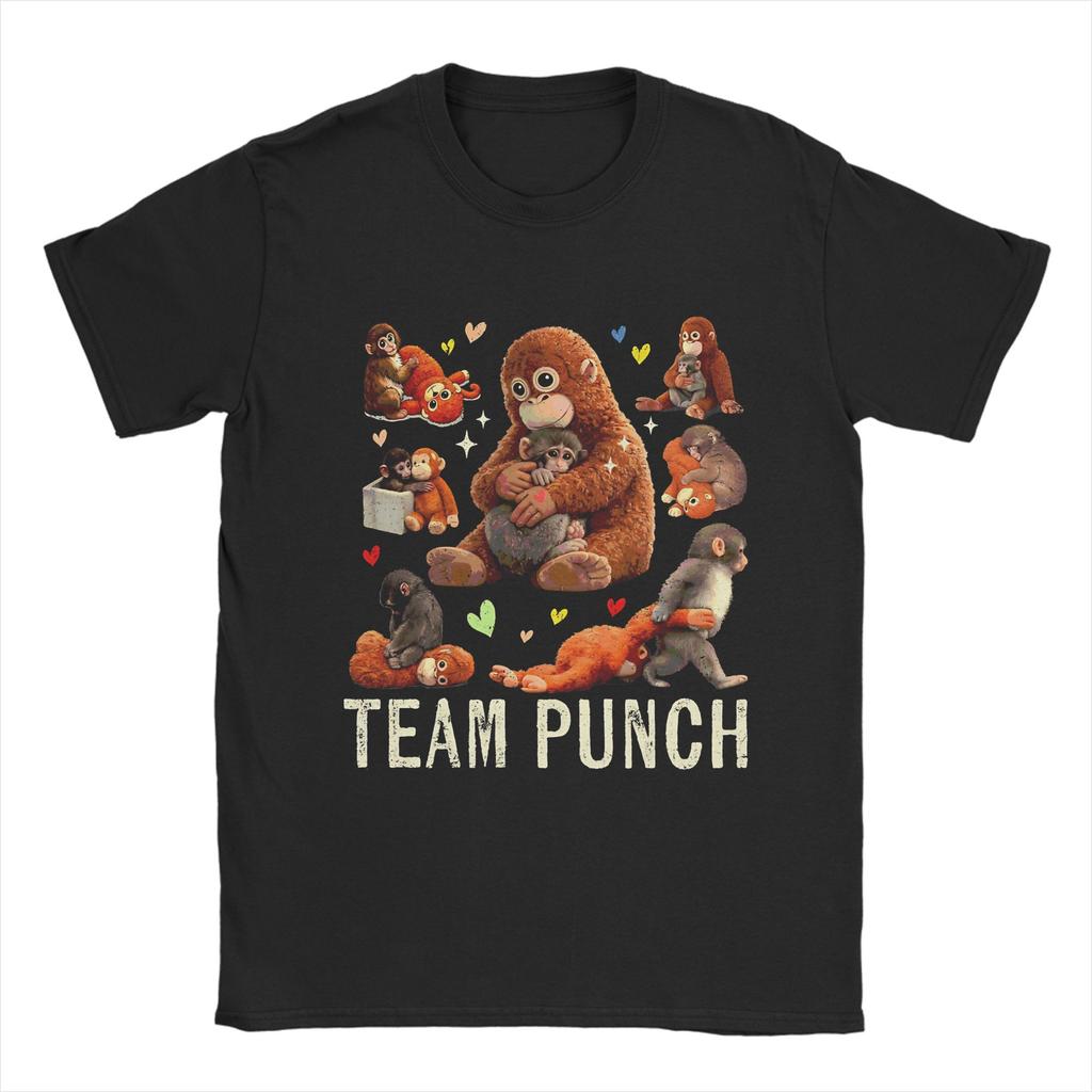 Mens Boxing TShirt with Cute Monkey Print Fun Design for Casual Sports Streetwear