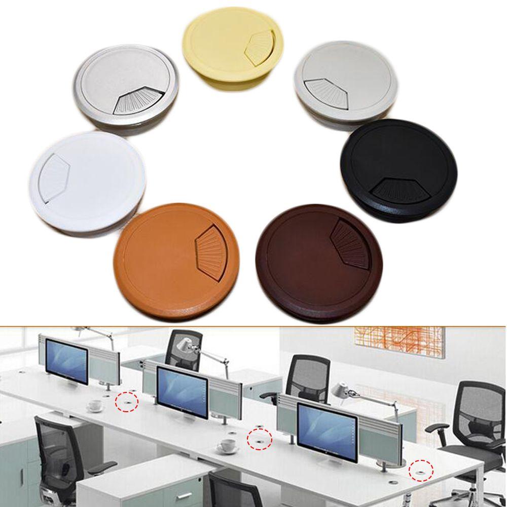 Buckle Line Cable Clamp Office Line Box Desk Table Cable Fastener Computer Grommet Wire Hole Cover
