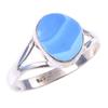 Natural Australian Opal Gemstone 925 Solid Sterling Silver Jewelry Ring S.9 g9N61