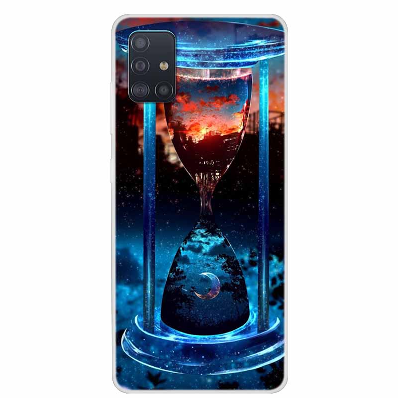 Для чехла Samsung Galaxy A71 A51 M31 Чехол M31S Мягкий силиконовый задний чехол для Samsung A71 M31S Чехол A 51 Ударопрочный чехол M31 Чехол
