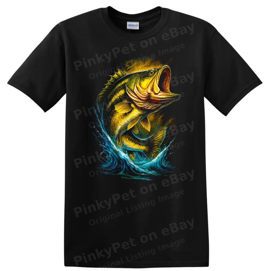 Fish Jumping Out of Water T Shirt Catch of the Day Graphic Tee