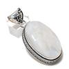 Rainbow Moonstone Gemstone Handmade 925 Sterling Silver Gift Pendant 2.25" C2s07