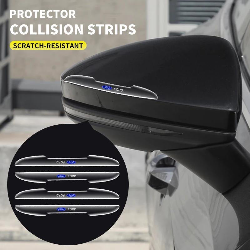 Car Door Edge Protection Guards Buffer Trim Molding Protection Strip Scratch Protector For Ford Ranger Focus Kuga Mustang Mondeo
