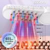 Electric Massage Comb Vibration Red Light Therapy Hair Growth Massage Scalp Brush Anti Hair Loss Liquid Oil Applicator Hair Care