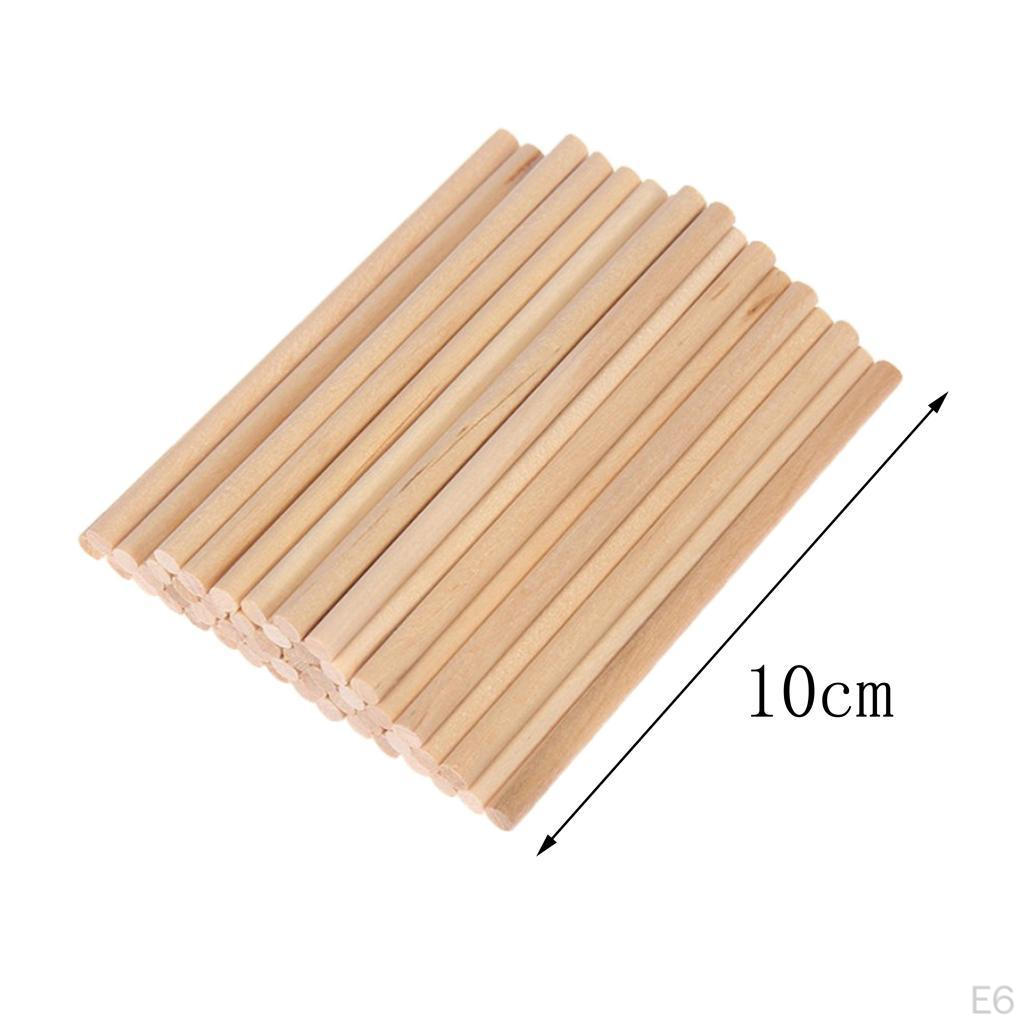 Неокрашенные деревянные дюбели-палочки для торта из твердой древесины