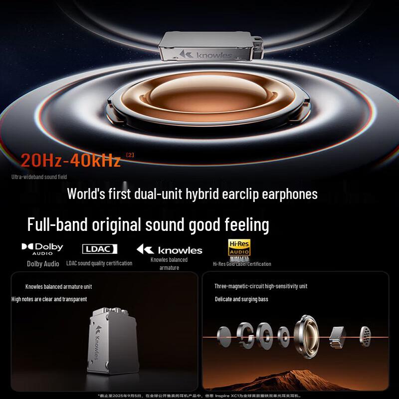 Baseus Inspire XC1 Open-Ear Clip-On Sports True Wireless Earbuds