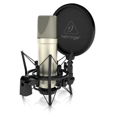 Behringer Конденсаторный микрофон с большой диафрагмой, кардиоидной характеристикой, креплением XLR с защитой от взрыва, в комплекте кабель TM1/пылезащитный чехол/амортизатор