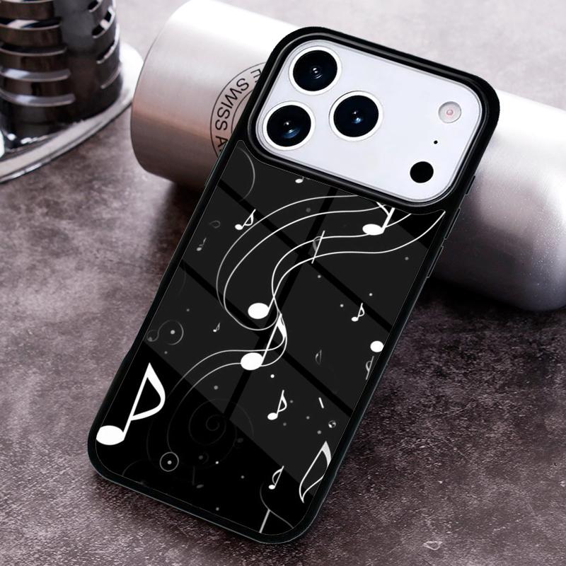 Минималистичный чехол для телефона для любителя музыки для iPhone 17 16 15 Pro Max Air 14 13 12 11 Plus Ударопрочный чехол Capa