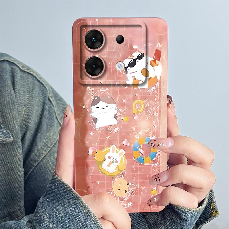 Чехол для телефона Infinix Zero 30 5G X6731 Силиконовый Чехол Милый Панда Цветок Мальчики Девочки Ракушка Мультяшный Funda Защитный Чехол Coque