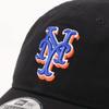 New Era 9TWENTY Washed Cotton Cap, New York Mets, Black