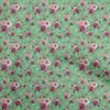 Cotton Flex Green Fabric Florals Sewing Craft Projects Fabric Prints By Yard 40 Inch