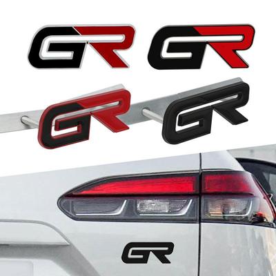 GR Sports Эмблема Автомобильная решетка воздухозаборника Украшение для RAV4 CROWN REIZ Prius Corolla COROLLA Vios Camry
