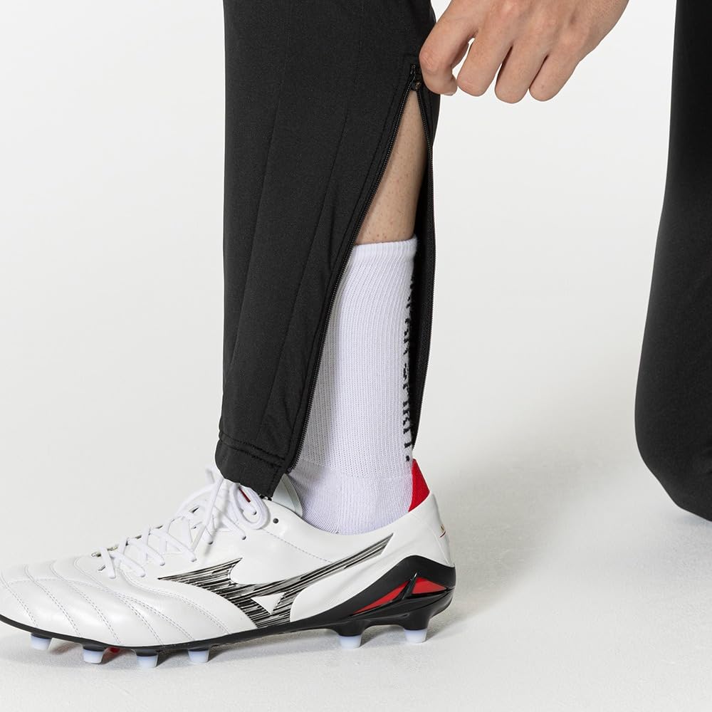 Тренировочные брюки для футбола, Джерси, Облегающий крой, Унисекс, Взрослый, Черный, Размер XL (P2MDB035)