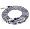 Male Nylon Earphone Micphone Adapter 3.5 Mm Audio Cable Cable Cord Adapter Digital Cables Aux Cable