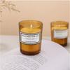 Маленькая ароматизированная свеча из стекла с ароматом чая, изготовленная вручную из растительного воска, ароматизированная свеча для помещений, бездымная