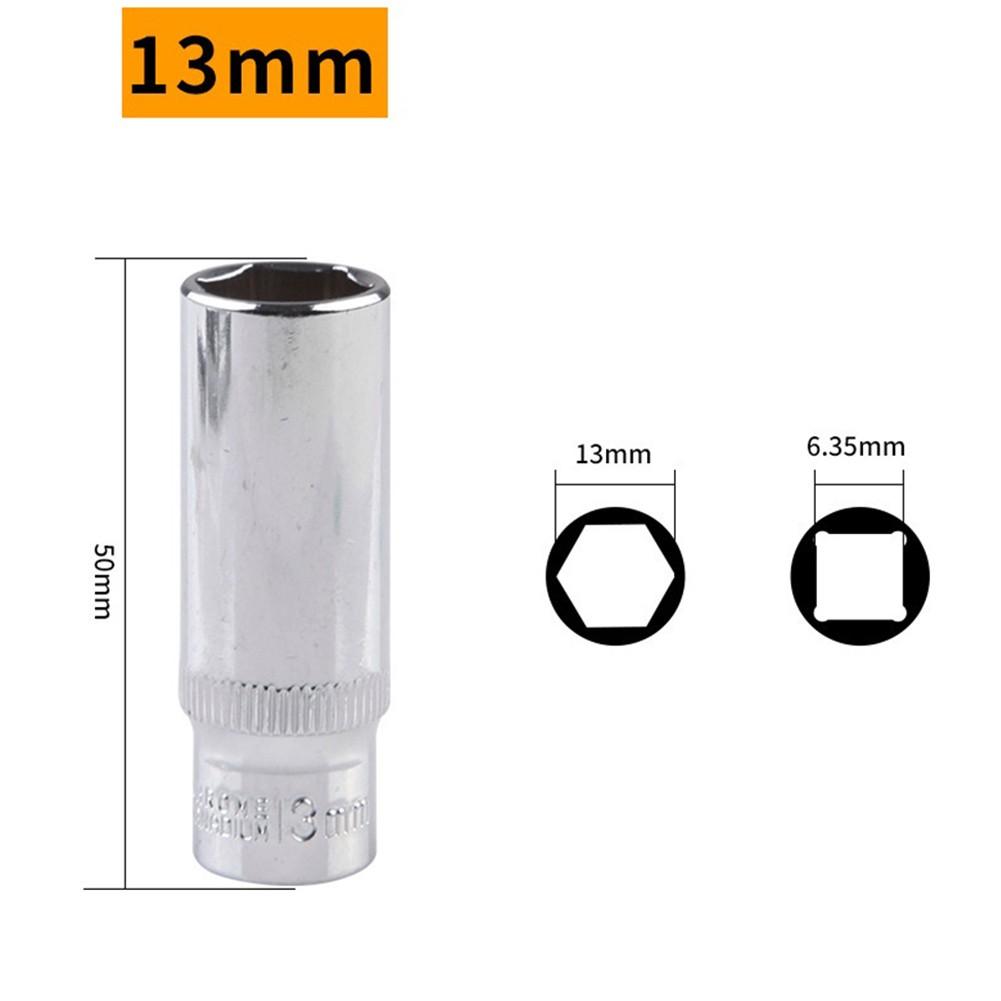 Longer Lifetime Socket Wrench 1/4inch Chromium-vanadium Steel