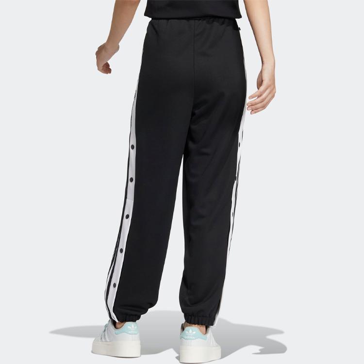 adidas Вязаные спортивные брюки Originals Adibreak с кнопками, коллекция Home Of Classics SS23, женские брюки, черные HY4259