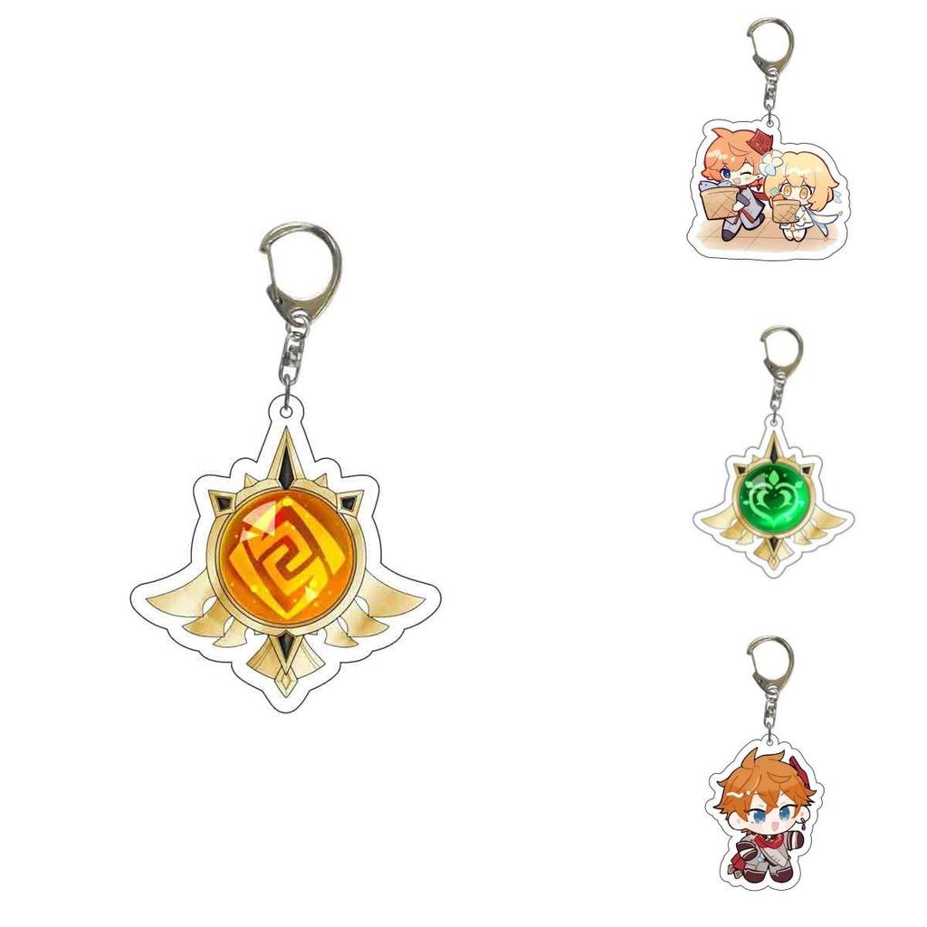 Яркий мультяшный брелок со сплавной силиконовой цепочкой для детей и фанатов