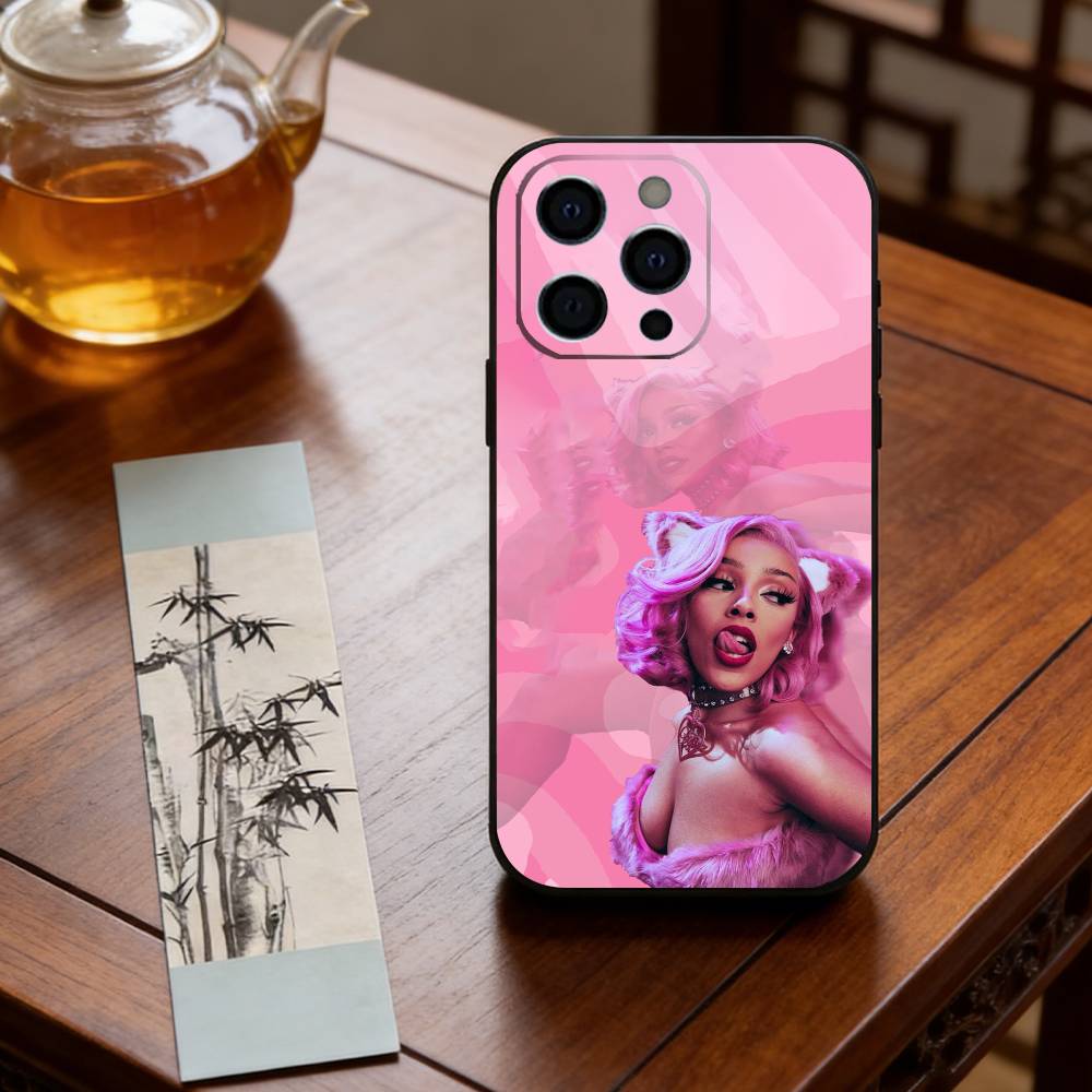 D-DOJA Чехол для телефона с кошкой Силиконовый Мягкий Для IPhone 17 16 15 14 13 12 11 X XR Plus Pro Max Plus