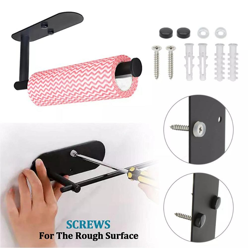 No Drilling Roll Paper Towel Holder Kitchen Toilet Roll Holder Modern Toilet Paper Holder  Toilet