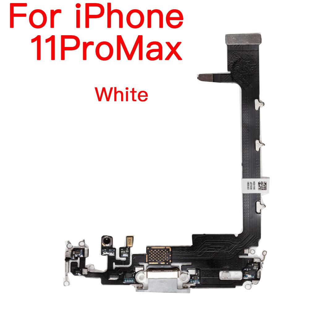 Charging Port Flex Replacement For iPhone 11 12 Mini Pro Max USB Charger With Microphone Connector Flex Cable