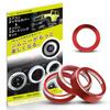 HT Sports Jimny Air Conditioning Dial Cover Satisfying Experience Every Time You Engine Start Custom Interior Panel [A Drive] Ring, Red, Accessory,